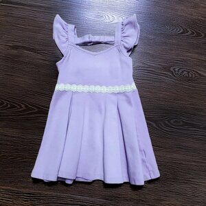 Janie and Jack Lace Trim Ponte Dress Size 3